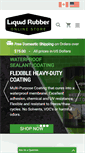 Mobile Screenshot of liquidrubberusa.com